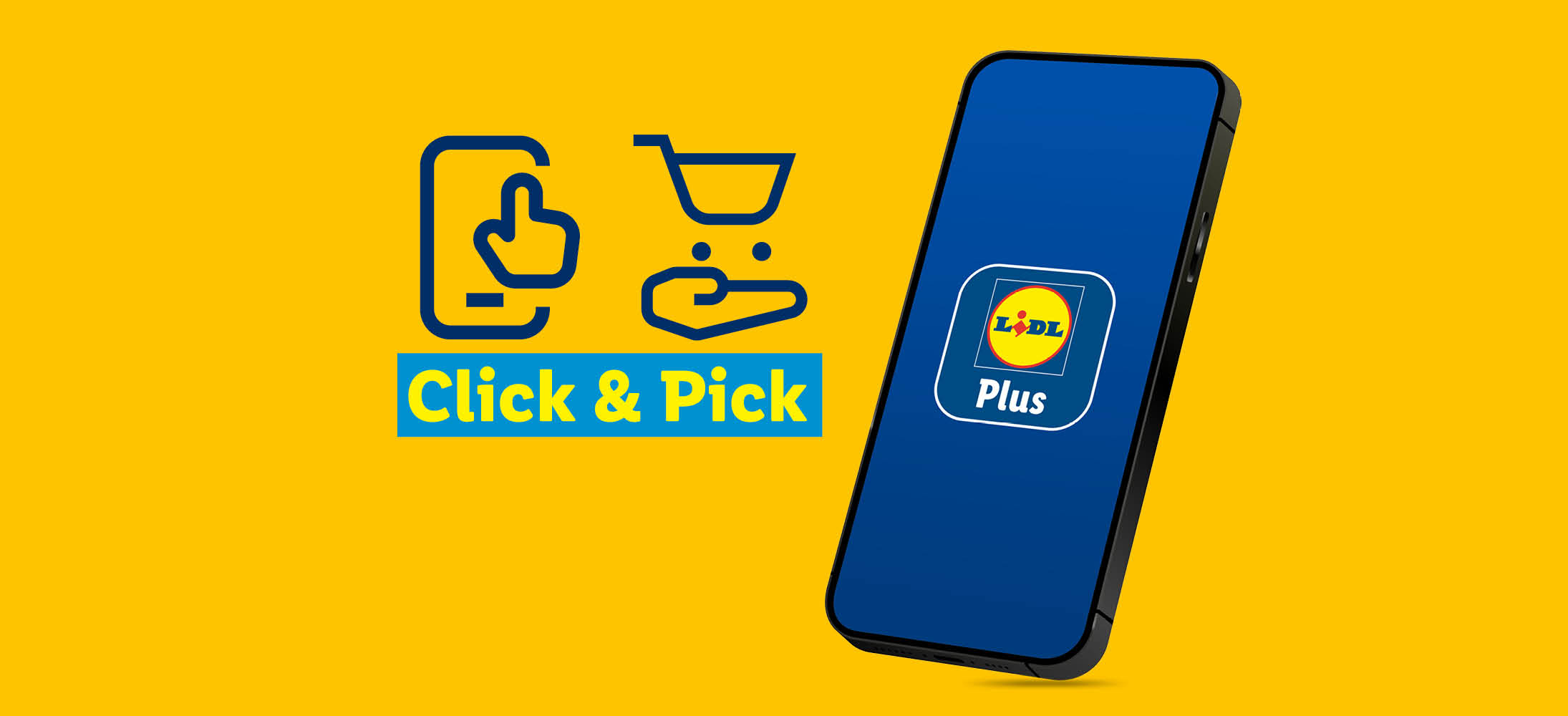 Aplicație mobilă pentru cumpărături online, cu opțiunea Click & Pick.