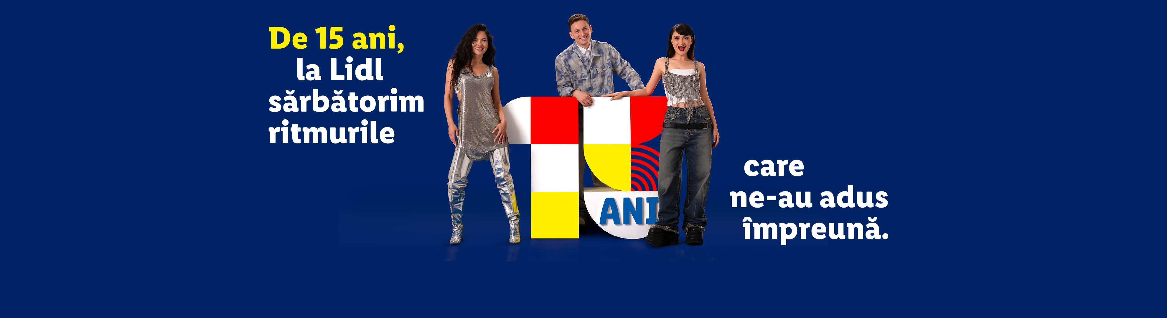 De 15 ani, la Lidl sărbătorim ritmurile care ne-au adus împreună, cu Inna, The Motans și Irina Rimes
